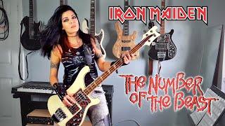 Number of The Beast - Iron Maiden [Bass Playthrough by Becky Baldwin]