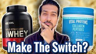 Collagen vs Whey protein COMPLETE BREAKDOWN | Which Protein is Better?