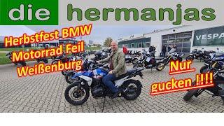 Herbstfest in Weißenburg bei BMW Feil. Wir konnten uns beherrschen und es blieb bei "nur gucken!"