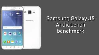 Galaxy J5 Androbench test