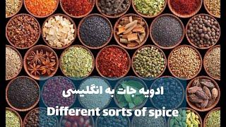 ادویه جات به انگلیسی | Different Types of Spice