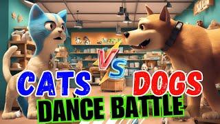 CATS vs. DOGS DANCE BATTLE |  EXERCISE BRAIN BREAK FOR KIDS | Just Dance | YouTube Kids