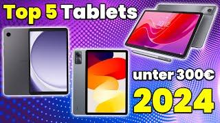 Die besten Tablets unter 300€ !! (TOP 5) Tablet Bestenliste 2024