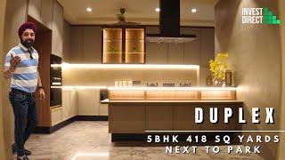 Luxurious 5 Bhk Duplex Builder Floor In Sushant Lok Gurgaon - Prime Location, 418 Sq Yards!