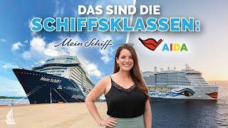 AIDA und Mein Schiff: Schiffsklassen im Vergleich