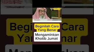 Bagaimana cara jamaah mengaminkan Khotib pada waktu sholat Jumat?