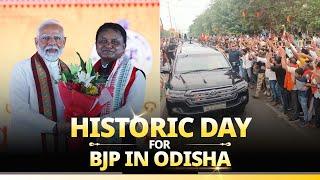 BJP forms its first-ever government in Odisha, PM Modi enthusiastically welcomed in Bhubaneswar