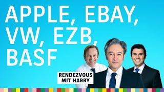 Apple-Event. Dazu EZB, eBay, VW, BASF, Mercadolibre, Intesa –Rendezvous mit Harry vom 09.09.2024