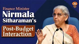 LIVE : Finance Minister Nirmala Sitharaman’s post-budget interaction | Vishakapatnam