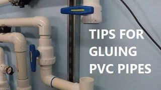 Tips For Gluing PVC Pool Pipes