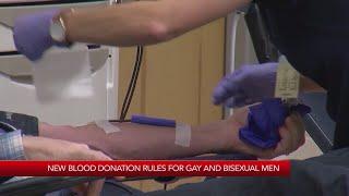 New blood donation rules for gay and bisexual men