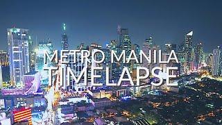 Metro Manila at Night - A Timelapse Compilation  | 4K