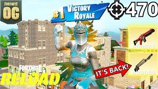 OG Fortnite Reload | High Kill Gameplay | Keyboard And Mouse | 470 Kills