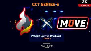 Passion UA vs One Move Game 1 Highlights | CCT Dota 2 Series 5 | Upper Semifinals | [22-Nov-24]