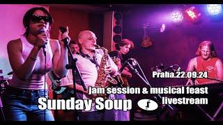 Sunday Soup jam session a musical feast 22.09.24 #sundaysoup @zizkovsiskagalleryprague