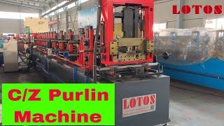 【PURLIN ROLL FORMING MACHINE 】: C/Z Purlin Machine | Purlin making machine " LOTOS 2022 "