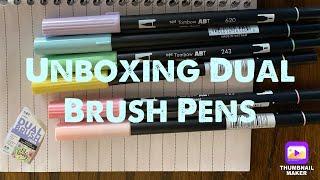 Unboxing Dual Brush Pens  |Lara’s Art & Craft