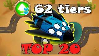 MY TOP 20 strat | Elite Ranked Vortex | Tier : 62 | End Of The Road | BTD6 Boss Tutorial