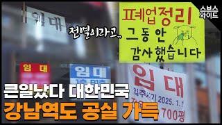 내수.소비 부진에... 신사역,논현역,강남역 등도