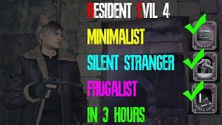 How To Get Minimalist, Silent Stranger, and Frugalist All in One Go (FULL GAME)