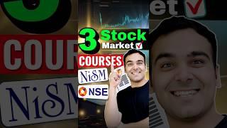 Top 3 Exams️ Stock Market Expert Course #shorts