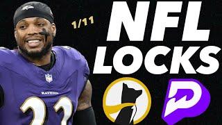 PRIZEPICKS NFL PLAYOFFS SATURDAY 1/11/25 - 5 FREE PICKS!!!  (3-0 SWEEP!!!) - BEST PLAYER PROPS