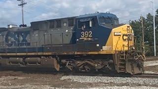 CSX manifest train in cordele georgia