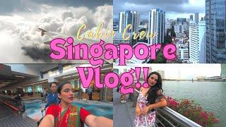 Singapore Vlog  | Cabin Crew | Layover ##travel #travelvlog #flightattendant #singapore #vlog