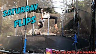 Trampoline flips 