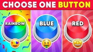 Choose One Button! Rainbow, Blue or Red Edition ️ Quiz Shiba