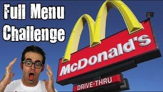 McDonald's Full Menu Challenge