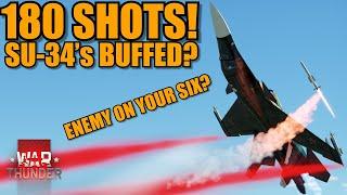 The SU-34's FLIGHT MODEL got EVEN BETTER? 180 SHOTS POSSIBLE! - War Thunder DEV