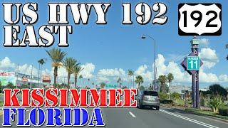 US 192 East - Disney World to Kissimmee - Florida - 4K Highway Drive