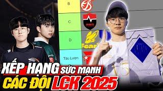 Strength Ranking of the entire LCK 2025 Team - T1 vs Zeus, Who is Stronger? | MGN Esports