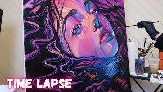 “Ripple” Oil Painting Time Lapse