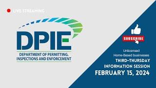 Prince George's County DPIE Third-Thursday Information Session | Unlicensed Home Businesses