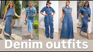 DENIM OUTFITS - what jeans are in trend!