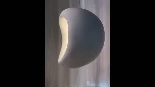 Handmade Nest Shaped Japanese Wabi Sabi LED Pendant Lamp Shika