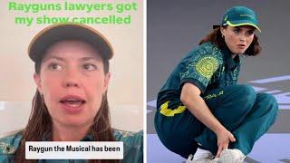 Comedian Stephanie Broadbridge’s priceless reply to Raygun lawyers