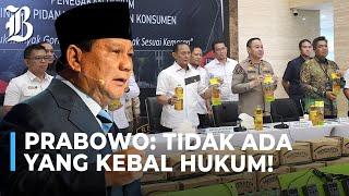 Prabowo Marah Takaran MinyaKita 1 Liter Disunat