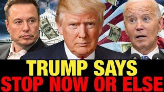  Breaking: Trump SAYS STOP OR ELSE BIDEN Iran, Biden Attack on Iran Elon Trump ENDORSE Mike Johnson