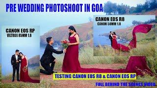 Testing CANON EOS R8 vs CANON EOS RP for pre wedding shoot | Live phototest with results | Goa