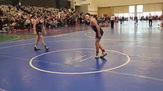 2024 ACWA War At The Shore Nationals Wildwood NJ Intermediate 119lb John vs Giovanni Rella NY.  W