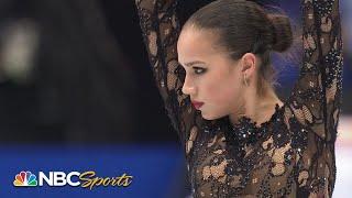 Olympic gold medalist Alina Zagitova wins ladies' free skate at world championships | NBC Sports