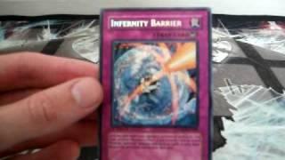 Yugioh trade proof for TheUnifiedSix and finally got my infernity barrier