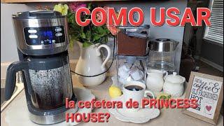 COMO USAR LA CAFETERA DE PRINCESS HOUSE .️  901 281 8998