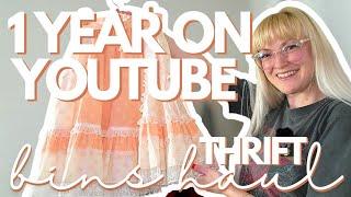 a year already? | video No. 132, a thrift haul