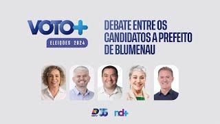 Debate à Prefeitura de Blumenau | 1º Turno - Eleições 2024 | ND Mais (04/09/2024)