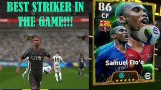 EPIC 105 ETO'O REVIEW | *BEST* STRIKER in the GAME | eFootball Mobile Player Comp