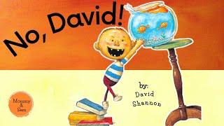 No, David | David Shannon Children Books ( Kids Books Read Aloud ) Interactive Books